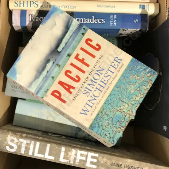 Box of Mostly Maritime Books