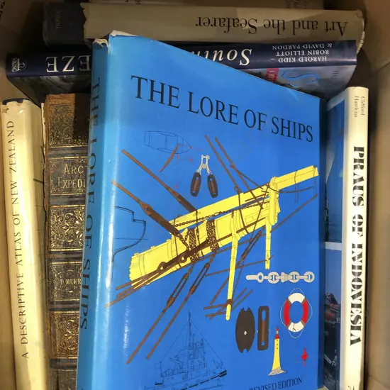 Box of Mostly Maritime Books