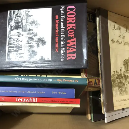 Box of Mostly History and Maritime Books