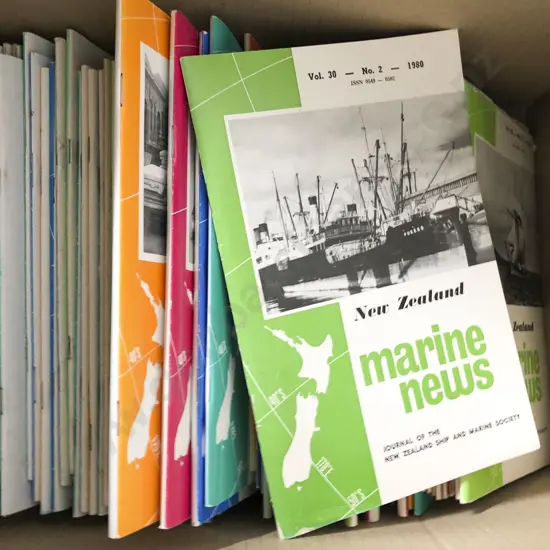 Box of Assorted Maritime Journals