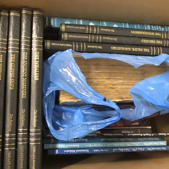 Box of Assorted "The Sea Farers" Volumes Etc