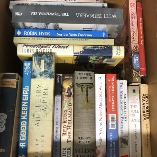 Box of Assorted Maritime Reference Books