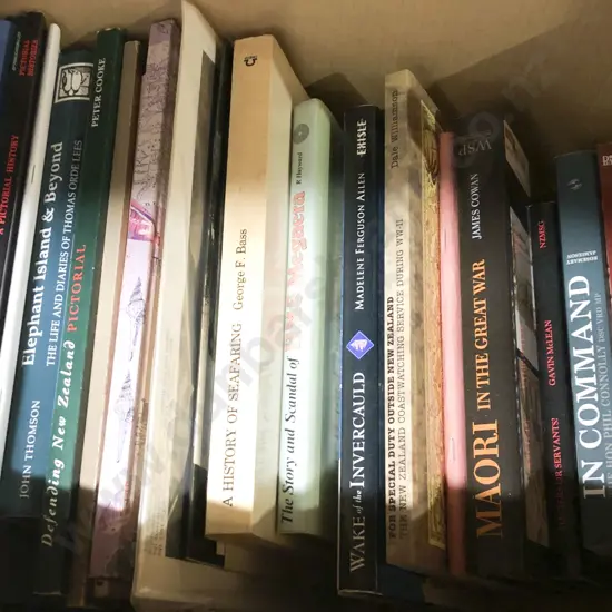Box of Mostly Maritime Reference Books