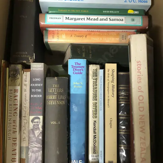 Box of Mostly Maritime Reference Books