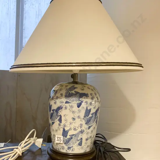 Blue and White China Lamp