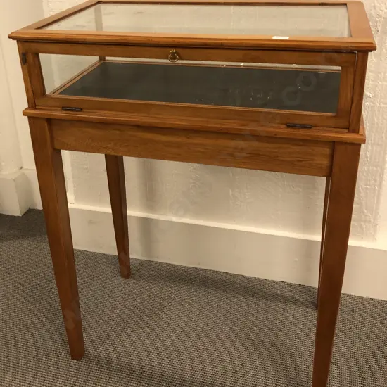 Glazed Display Case on Stand