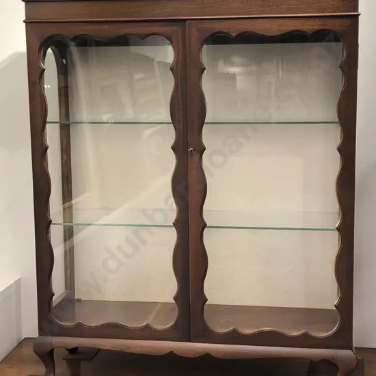 Mahogany Glazed Door China Cabinet