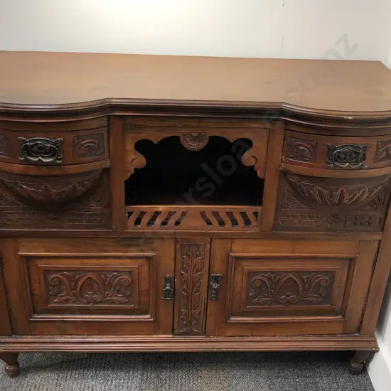 Carved Side Board