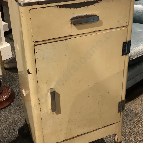 Antique Hospital Cabinet