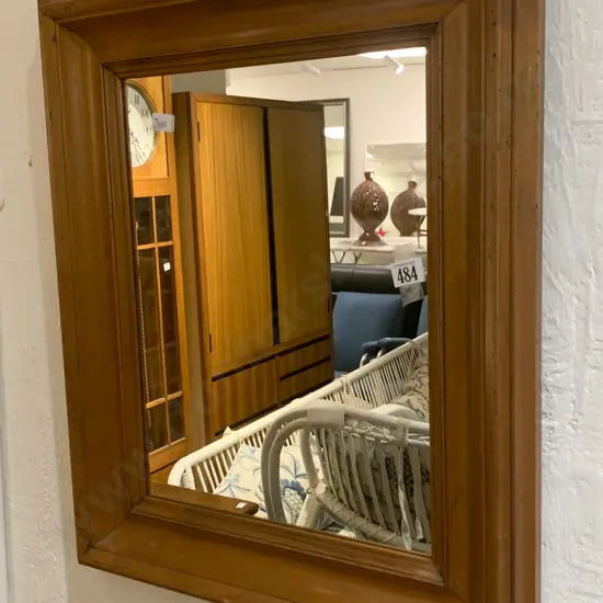 Wooden Framed Wall Mirror