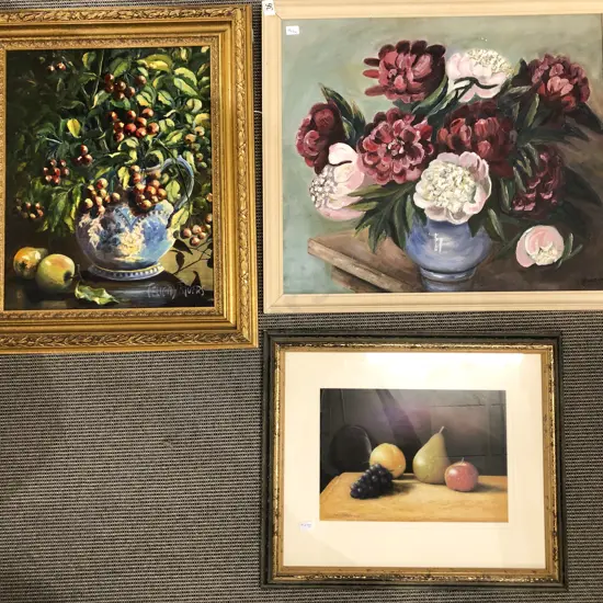 Three Assorted Framed Works