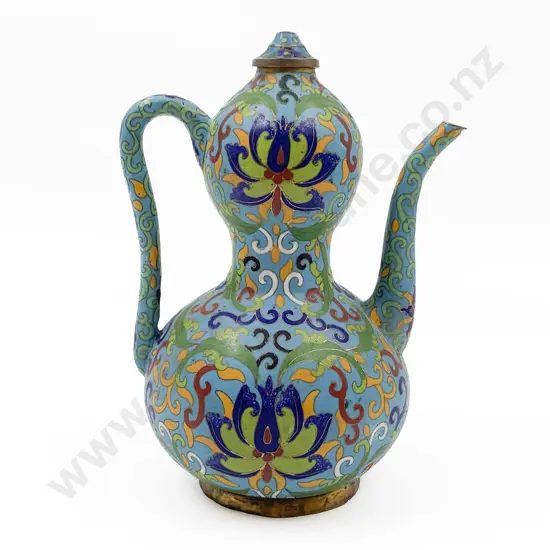 Cloisonné Coffee Pot
