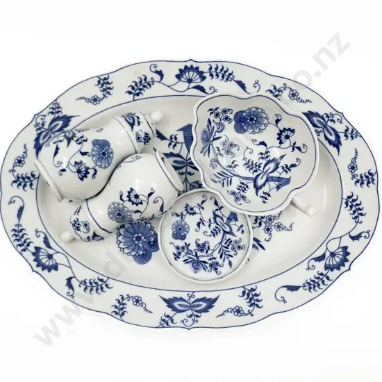 Small Qty of Blue and White China