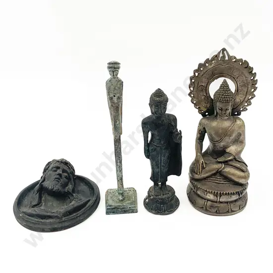 Small Qty of Assorted Religious Metal Ware