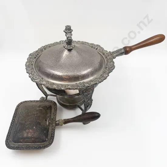 Two S/P Handled Entree Dishes