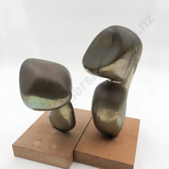 Two Abstract Sculpture Works