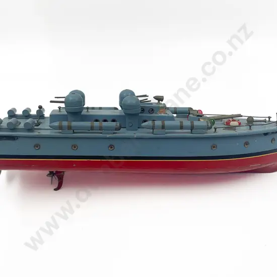 Vintage Toy Battleship