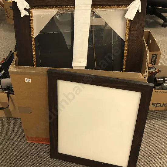 Box of Seven Assorted Picture Frames