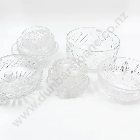 Qty of Glass and Crystal Dishes