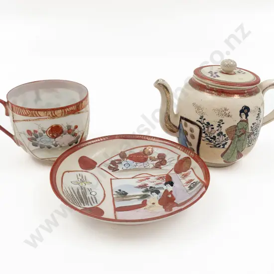 Japanese One Person Miniature Tea Set