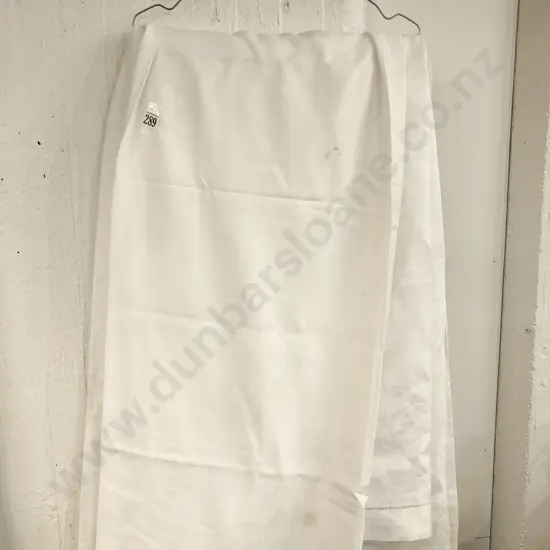 Three Damask Linen Table Cloths (Some Staining)