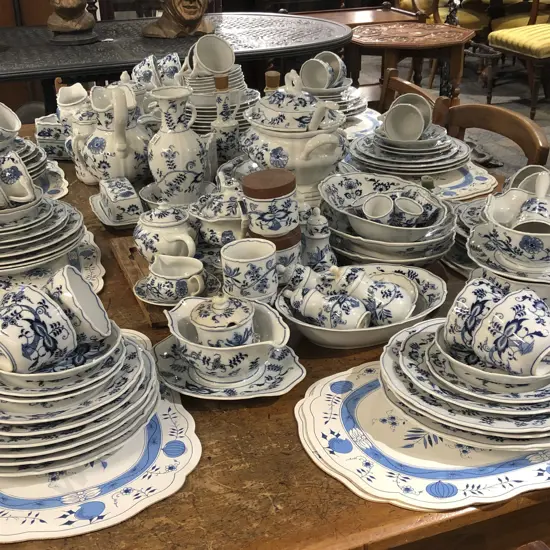 Extensive Blue Danube Dinner Set (Approx. 180 Pieces)