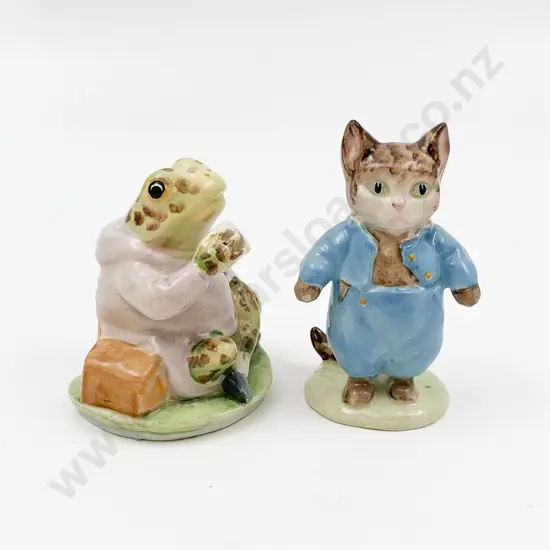 Two Beswick Beatrix Potter Animal Ornaments