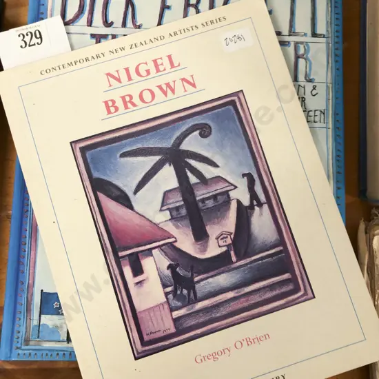 Two Art Reference Books by Nigel Brown and Dick Frizzell