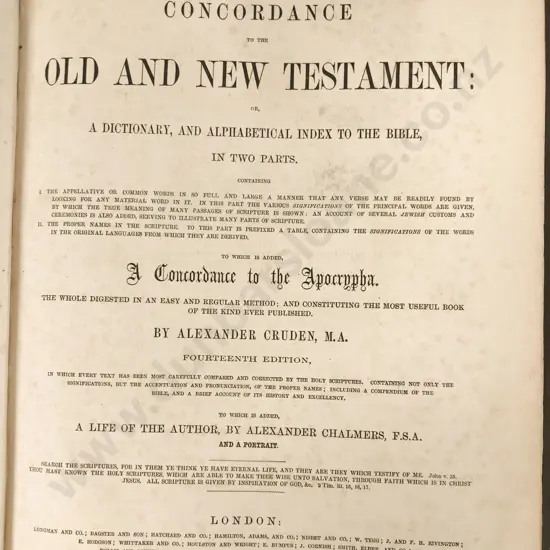 Cruden's Concordance-General Assembly NZ