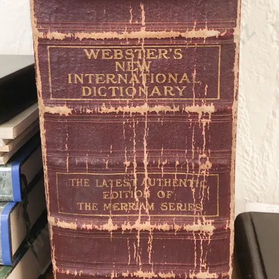 Webster's New International Dictionary