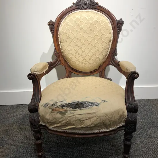 Grandfather Chair (Upholstery Faults)