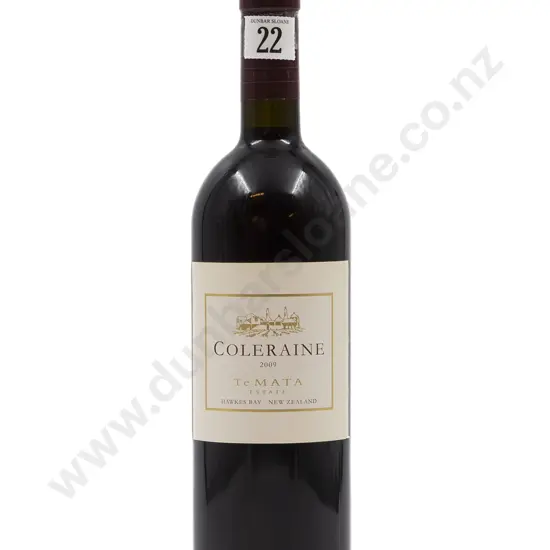 1 bottle 2009 Coleraine Te Mata Estate