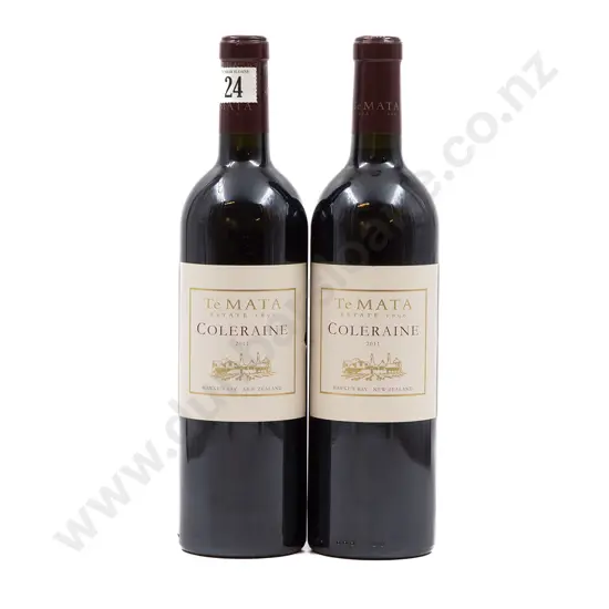 2 bottles 2011 Coleraine Te Mata Estate