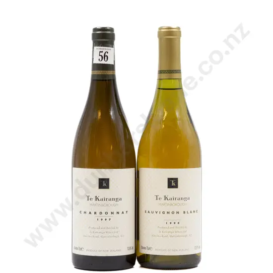 2 bottles 1998 & 1997 Te Kairanga Sauvignon Blanc/Chardonnay