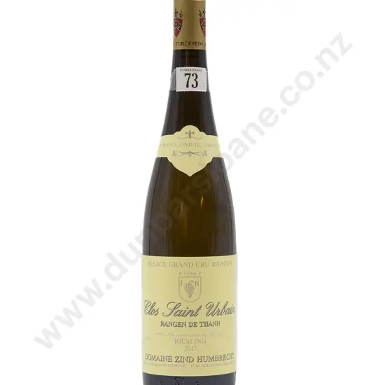 1 bottle 2015 Dom Zind Humbrecht Clos Saint Urbain Grand Cru Rangen de Thann Reisling