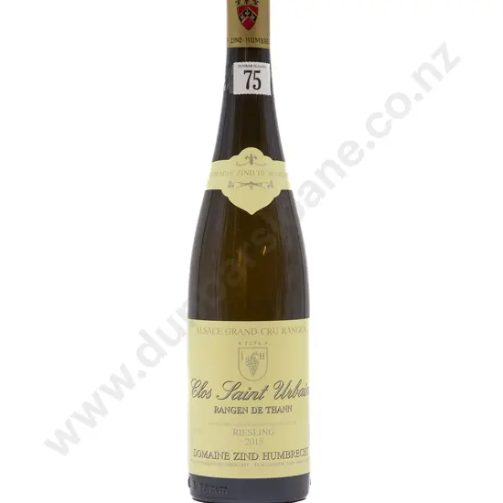 1 bottle 2015 Dom Zind Humbrecht Clos Saint Urbain Grand Cru Rangen de Thann Reisling