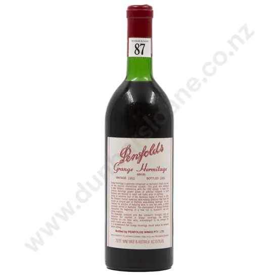 1 bottle 1982 Vintage Penfolds Grange Hermitage Bin 95