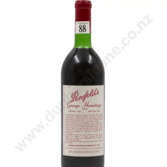 1 bottle 1982 Vintage Penfolds Grange Hermitage Bin 95