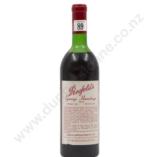 1 bottle 1982 Vintage Penfolds Grange Hermitage Bin 95