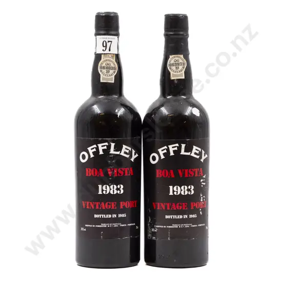 2 bottles 1983 Offley Boa Vista Vintage Port