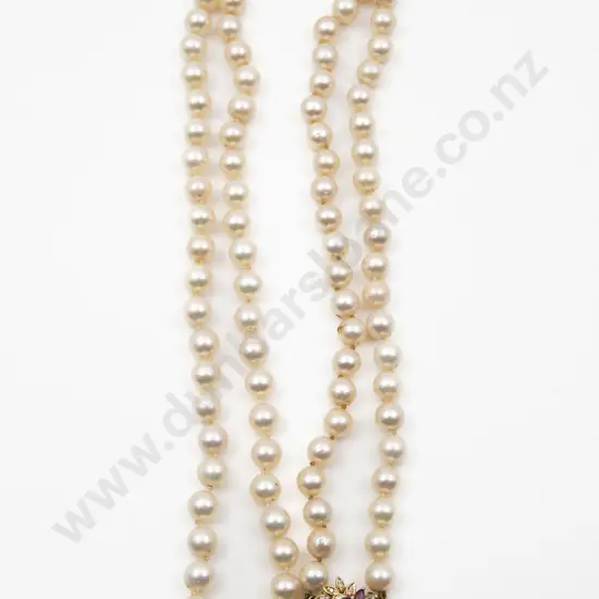 Single Strand Uniform Cultured Pearl Necklace