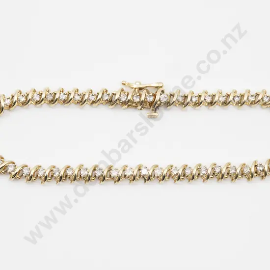 14ct Diamond Tennis Bracelet