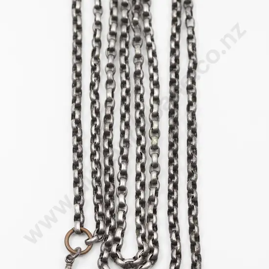 Victorian S/S Heavy Trace Link Muff Chain
