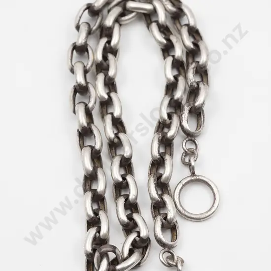 Gents Heavy .925 Silver Trace Link Neck Chain