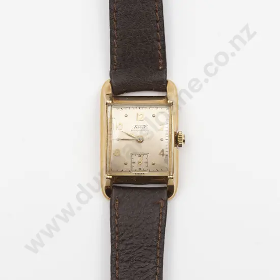C1948 Tissot 14ct Small Gents Wrist Watch