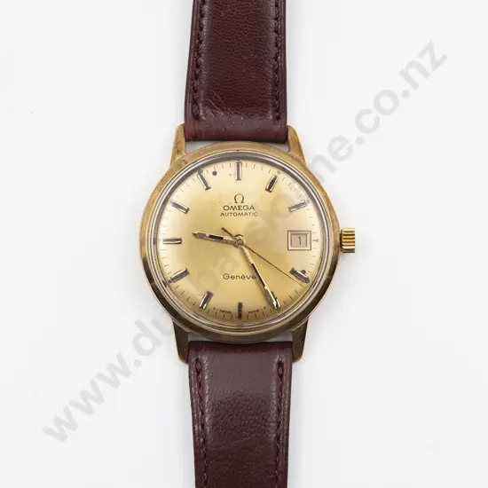 Omega Automatic Geneve 9ct Cased Gents Wrist Watch