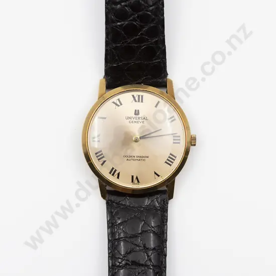 C1950-59 18ct Universal Geneve Golden Shadow Automatic Gents Dress Watch