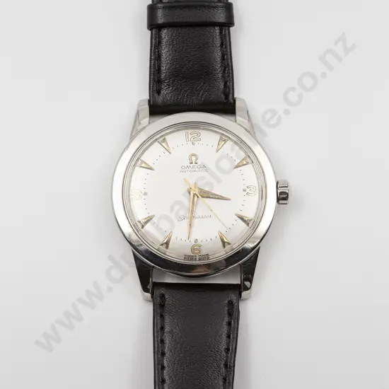 C1950 Omega Stainless Steel Automatic Seamaster Gents Wrist Watch