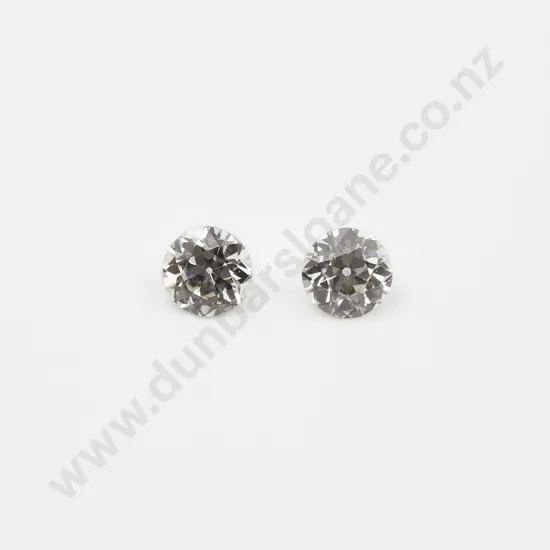 Two Unmounted Diamonds