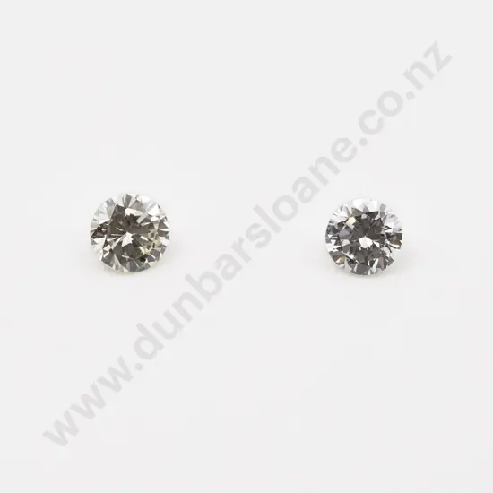 Two Unmounted Diamonds